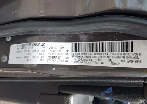 2014 Jeep Cherokee Latitude из США, поврежденный, VIN 1C4PJLCS5EW143993